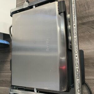Breville 800 grlx indoor bbq and grill Stainless Steel Contact Grill